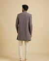 Manyavar Men Serene Blue Viscose Indo Western