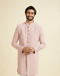 Manyavar Men Dusty Pink Celebration Delight Indo Western