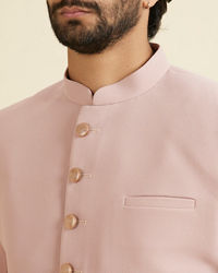 Manyavar Men Dusty Pink Celebration Delight Indo Western