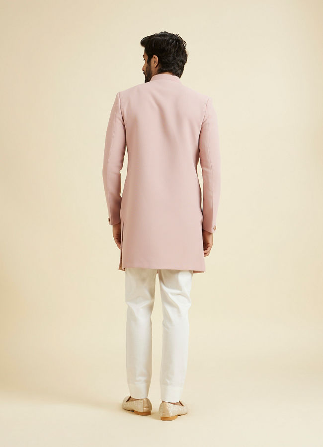 Manyavar Men Dusty Pink Celebration Delight Indo Western
