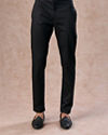 Manyavar Men Dazzling Dark Blue Velvet Indo Western