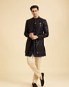 Manyavar Men Midnight Velvet Indo Western