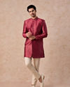 Manyavar Men Rani Pink Brilliance Indo Western