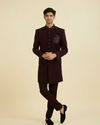 Manyavar Men Regal Purple Indo Western