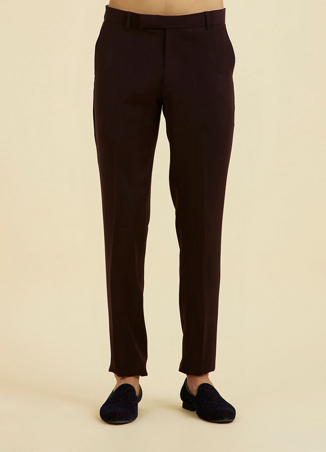 Manyavar Men Regal Purple Indo Western