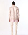 Manyavar Men Purple Brocade Indo Western with Embroidery