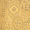 Yellow Brocade Indo Western with Embroidery