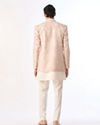 Manyavar Men Pink Georgette Indo-Western Set