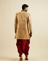 Manyavar Men Golden Fawn Classic Indo Western Set
