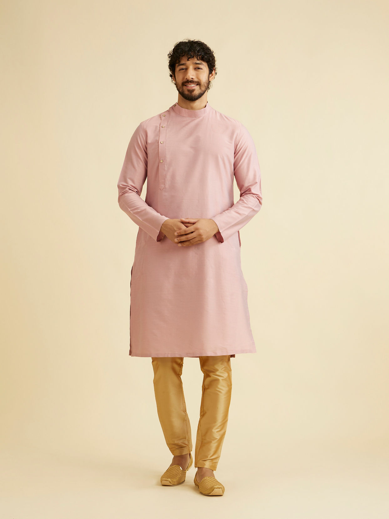 Manyavar Men Floral Indo Western Set