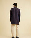 Manyavar Men Charismatic Blue Indo Western