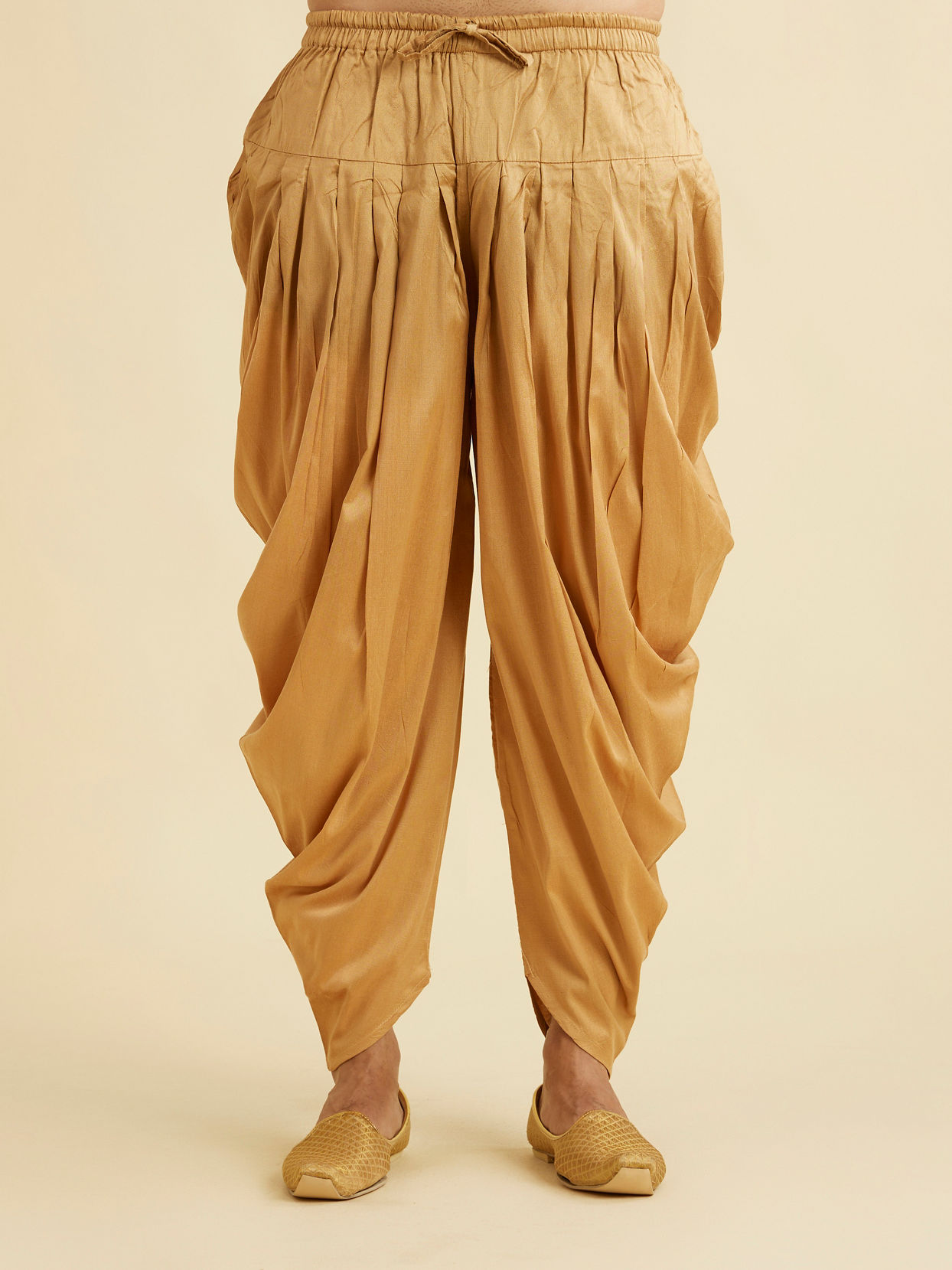 Manyavar Men Luxe Fawn Indo Western Set