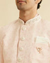 alt message - Manyavar Men Pink Festive Glory Indo Western image number 1