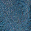 Royal Blue Leaf Jaal Patterned Indo Western Set