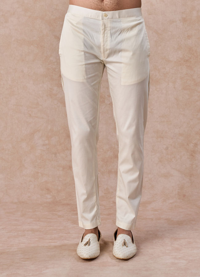 Manyavar Men Elegant Dusty Pink Indo Western