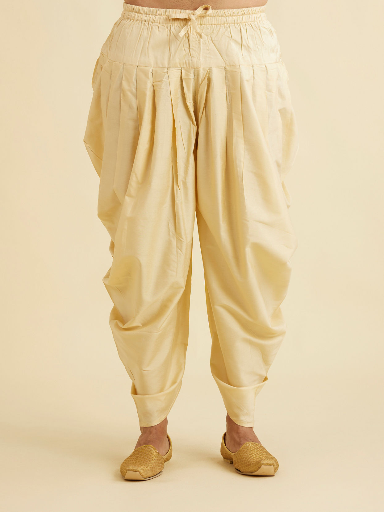 Manyavar Men Sober Beige Indo Western Set