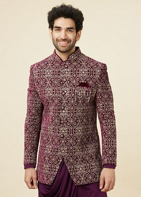 Manyavar groom sale indo western