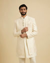 Manyavar Men Regal Cream Indo Western image number 0