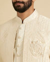 Manyavar Men Regal Cream Indo Western