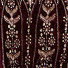 Mauve Wine Self Patterned Indo Western Set