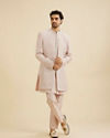 Manyavar Men Pink Elegance Indo Western