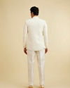 Manyavar Men Warm White Elegance Indo Western