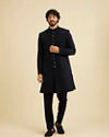 Manyavar Men Royal Azure Ensemble Indo Western