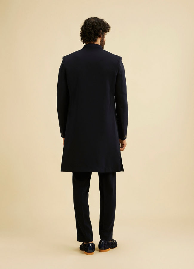 Manyavar Men Royal Azure Ensemble Indo Western