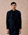 Manyavar Men Dark Blue Delight Indo Western