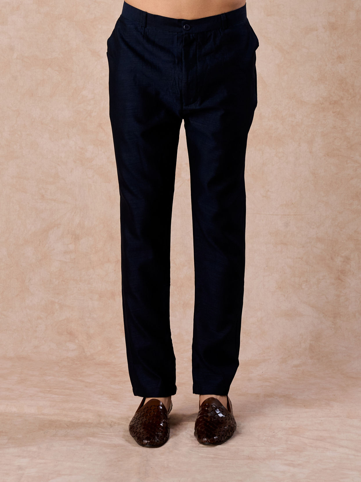 Manyavar Men Dark Blue Delight Indo Western