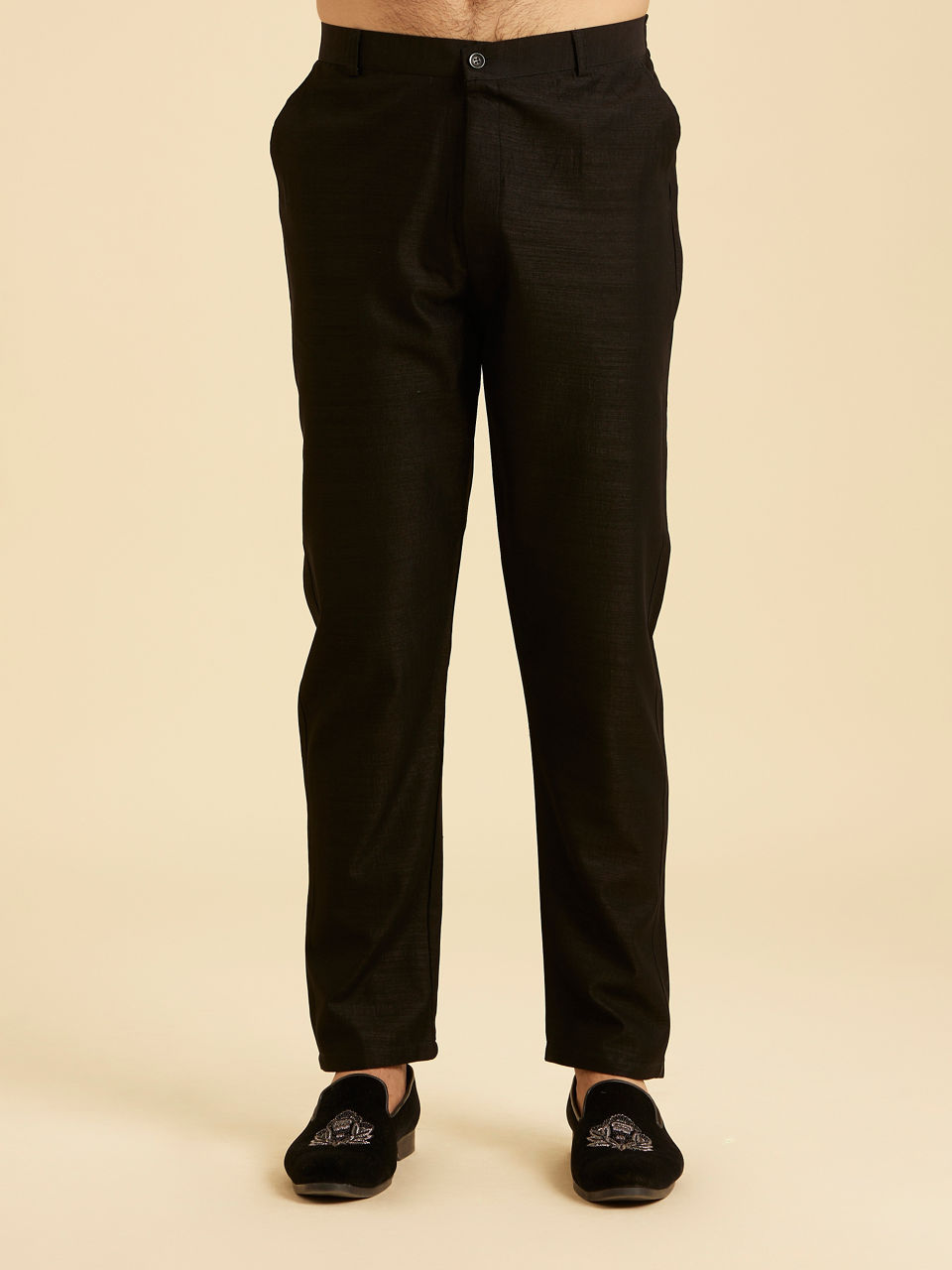 Manyavar Men Black Exquisiteness Indo Western