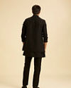 Manyavar Men Black Exquisiteness Indo Western