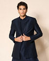 Manyavar Men Blue Majestic Indo Western