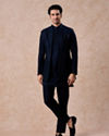 Manyavar Men Blue Majestic Indo Western