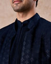 Manyavar Men Blue Majestic Indo Western