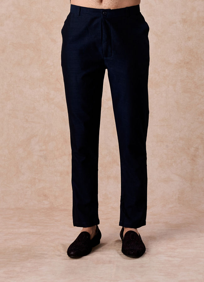 Manyavar Men Blue Majestic Indo Western