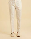 Manyavar Men Classic Cream Elegance Indo Western
