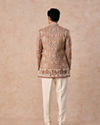 Manyavar Men Beige Royal Elegance Indo Western