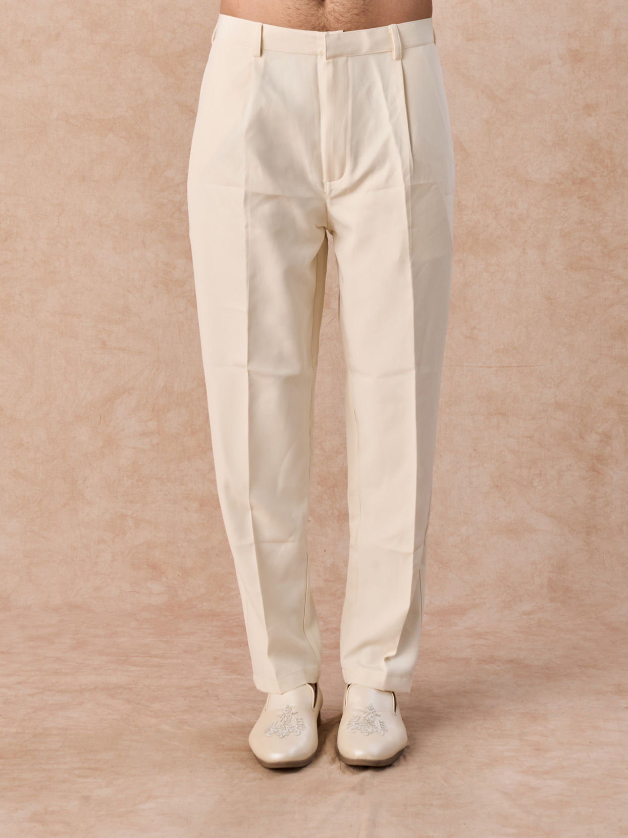 Manyavar Men Beige Royal Elegance Indo Western