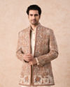 Beige Royal Elegance Indo Western
