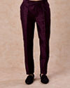Manyavar Men Purple Majesty Georgette Indo Western