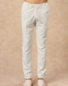 Manyavar Men Cream Net Indo Western Jacket with Embroidery