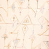Cream Blended Cotton Indo Western with Embroidery