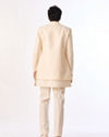 Manyavar Men Majestic Cream Indo Western Ensemble