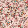 Beige Silk Indo-Western Set with Printed