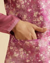 Manyavar Men Regal Purple Nehru Jacket