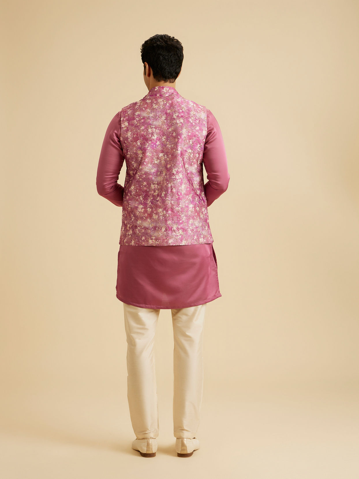 Manyavar Men Regal Purple Nehru Jacket