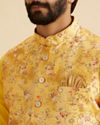 Manyavar Men Mustard Majesty Nehru Jacket