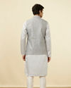 Grey Toned Self design Jacket image number 3