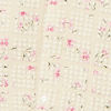 Cream Jacket With Contrasting Pink Motifs